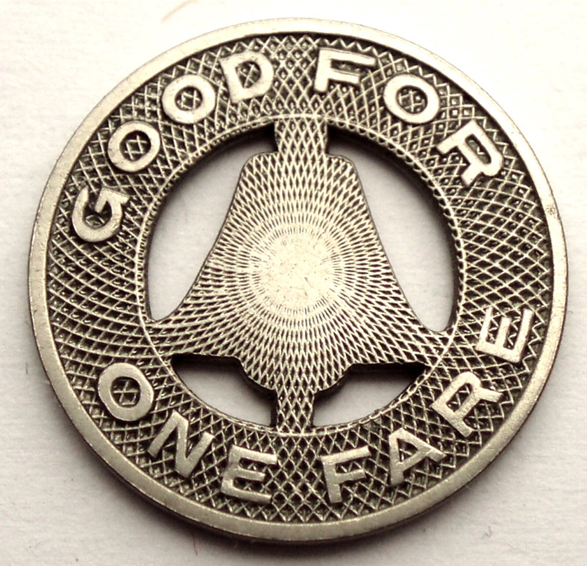 自動運転　Railroad&Co. ライセンスキー US, LOS ANGELES RAILWAY Good For One Fare 1928 Token 16.4mm 1.5g