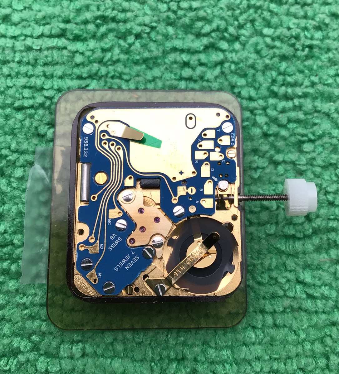 Genuine ETA 958.332 Quartz Movement, Swiss Made, LCD Display NOS