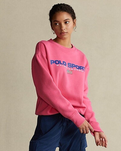 Pink Polo Sport Fleece Sweatshirt 