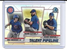 2020 Bowman Baseball - Talent Pipeline #TP-CHI - Clifton/Thompson/Roederer