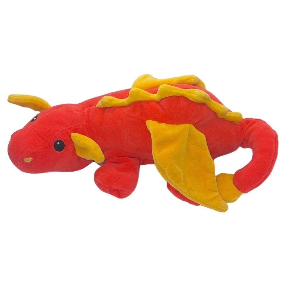 Peluche Manhattan Toy Company Rufus Red Dragon 13" amarillo lovey Foto 3 de 4