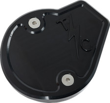 THRASHIN SUPPLY CO. Cam Cover - Gen Fits 2 - Smooth - Black - M8 TSC-3028-1