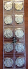(10) US 1950-59  Quarters, Circulated 90% Silver ** Actual  PHOTO Bright