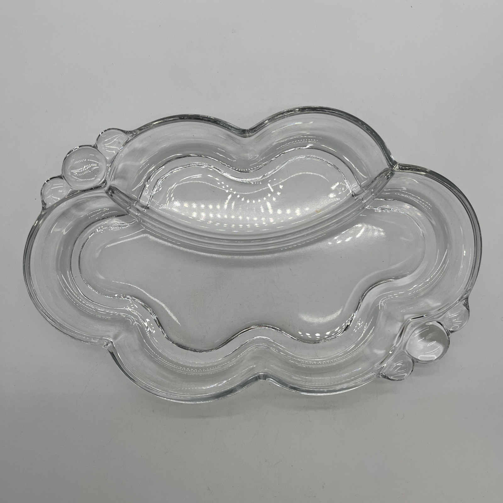 Duncan Miller Canterbury Divided Relish Tray Vintage 10.5” x 6.5”