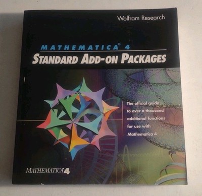 Mathematica 4.0 Standard Add-On Packages Paperback Book Wolfram Research.