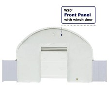 Front Panel W/ Winch door for W20' Container Shelter 11oz PE Container Shelter