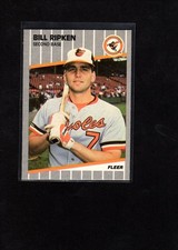 1989 Fleer # 616 Billy Ripken Black Box Pack Fresh Centered A169
