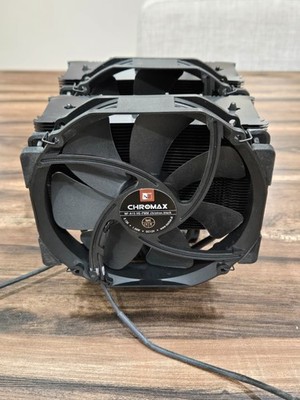 Noctua NH-D15 chromax.Black, Dual-Tower CPU Cooler (140mm, Black)