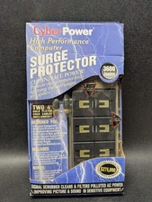 Cyberpower 895 New Surge Protector 3600 Joules 10’ Power Cord Computer Phone Fax