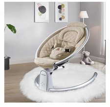 Hot Mom Electric Baby Bouncer, Bluetooth Baby Rocker Sand New