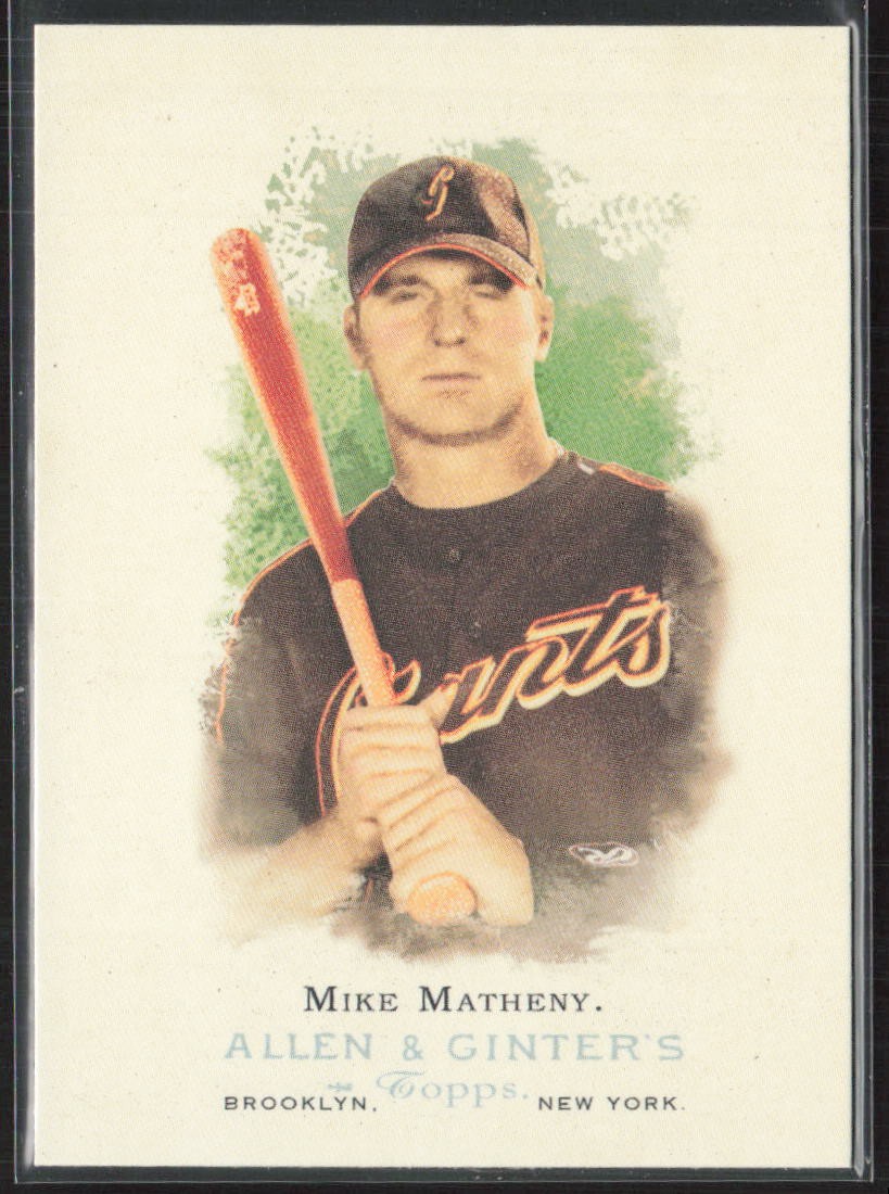 2006 Topps Allen & Ginter #85 Mike Matheny San Francisco Giants (MS)