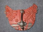 Cast Iron HEN CHICKEN Wall Hook Key Hat Hanger Coat Rack Holder Farmhouse Decor — photo 3