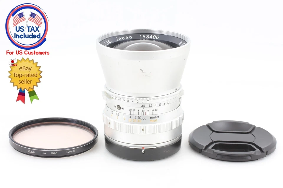 [ Exc+5] KOWA SIX 55mm f/3.5 Wide Angle Lens For Medium Format Camera From JAPAN - Image 2 of 4