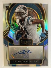 2025 Panini Select Tetairoa McMillan Prizm RC Auto #SIP-TMC Carolina Panthers