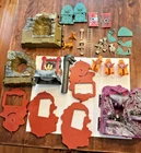 Vintage MOTU Castle Grayskull & Snake Mountain Parts Lot He-Man 1980s Mattel