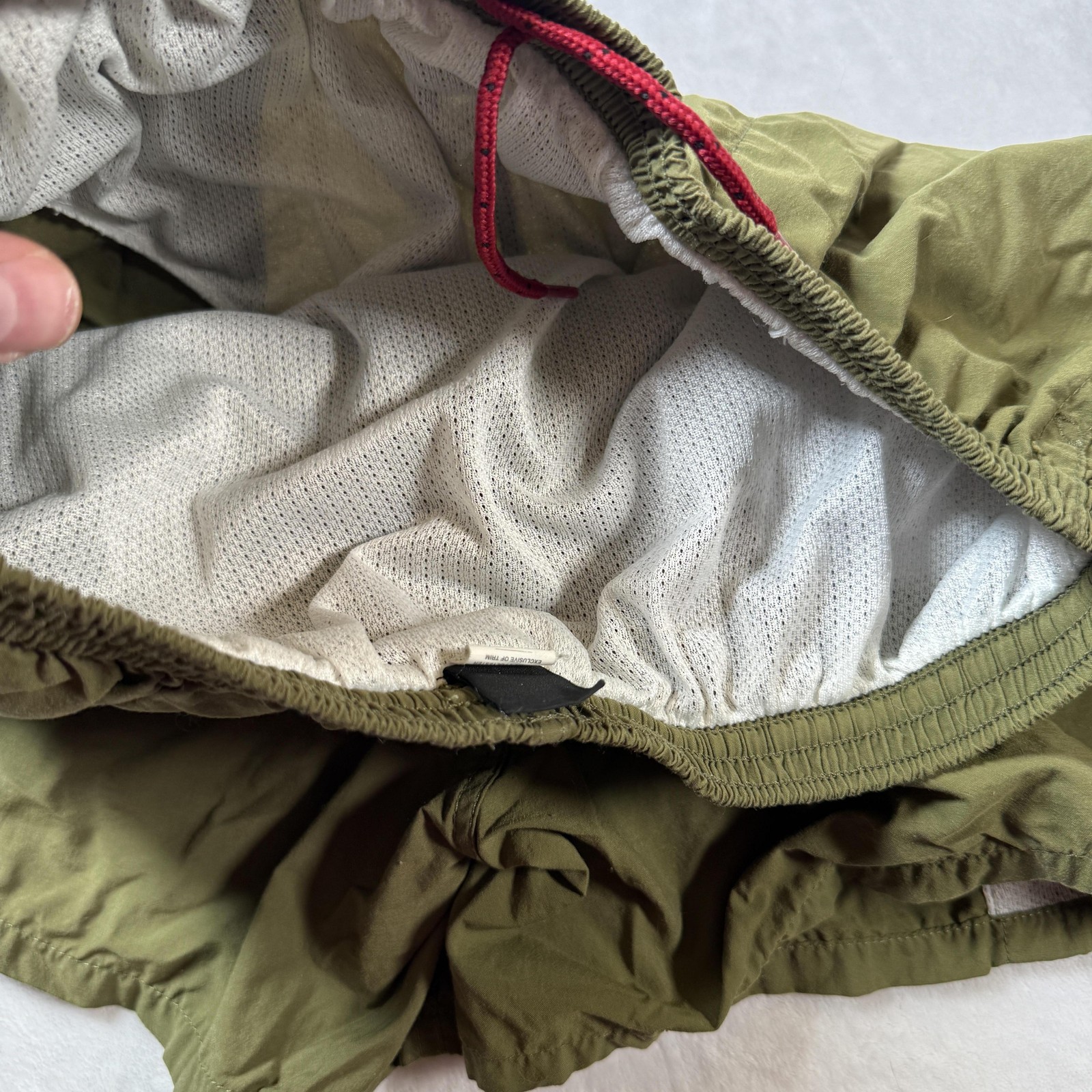 Patagonia Swim Shorts Mens Medium Green Baggies Mesh Lined Pockets Elastic Waist thumbnail 14