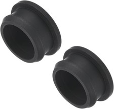 MECCANIXITY Silicone Snap in Locking Hole Plugs,Rubber Panel Seal Cover Black