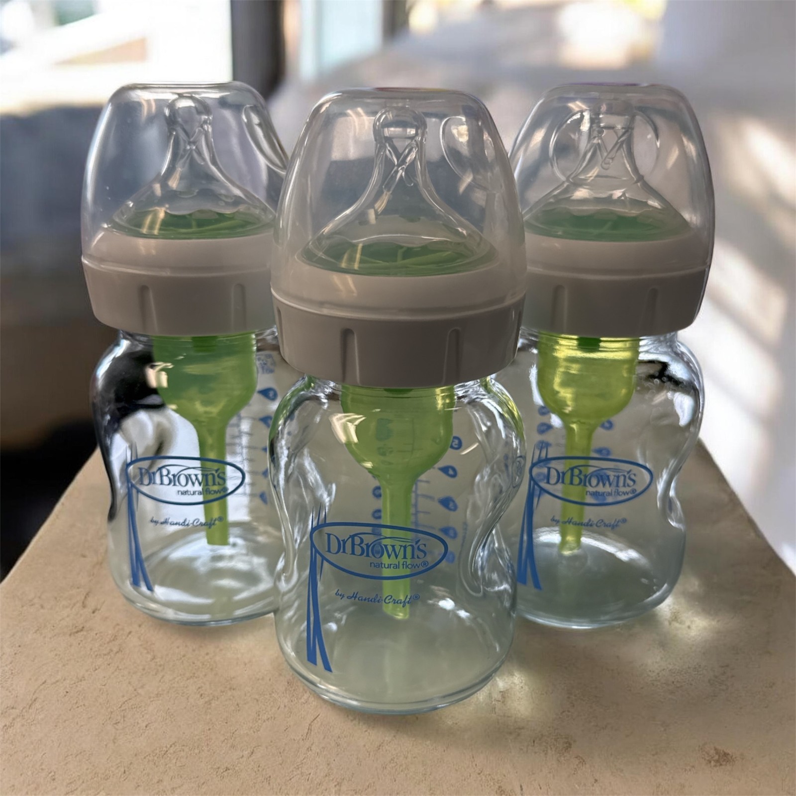 5 Ounce, 3 Pack Wide-neck Thick Glass
