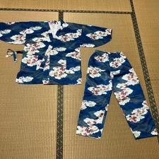 Handmade Samue Top & Bottom Set, Free Size Jacket, M Pants, Remake, Used