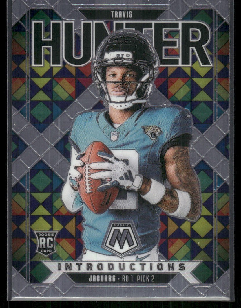 2025 Panini Mosaic Travis Hunter Introductions Jacksonville Jaguars #7