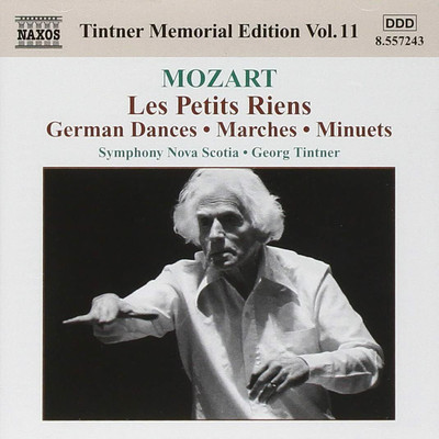 Mozart: Das kleine Riens, Deutsche Tänze, Märsche, Menuette / Georg Tintner - CD