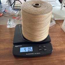4 Pound Spool Of Waxed Cord For Rag Rug Weaving Loom
