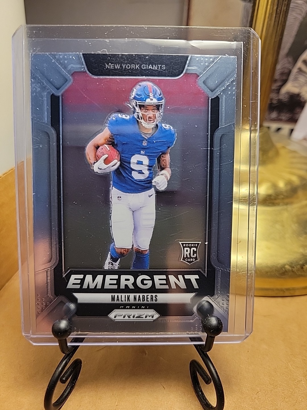2024 Panini Prizm - Emergent Malik Nabers No.6 RC GIANTS  ROOKIE 