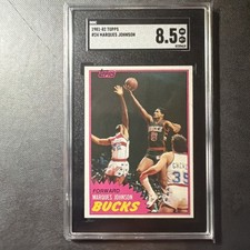 1981 Topps Basketball Marques Johnson #24 SGC 8.5