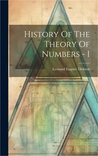 History Of The Theory Of Numbers - I Hardback or Cased Book 