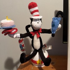 Vintage Universal Dr. Seuss TALKING Plush Cat in the Hat - New in Box w/ Tags 