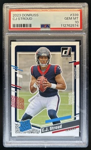 2023 Donruss C.J. Stroud Rated Rookie #339 Texans PSA 10