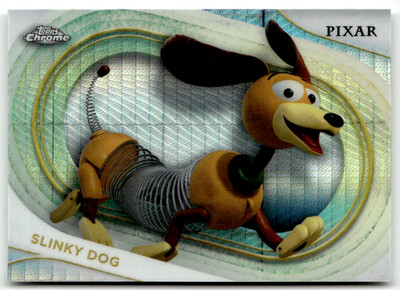 Topps Disney Chrome 2025 No. 91 Sliky Dog Hyper Refractor