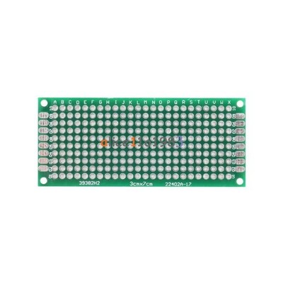 20PCS Prototype PCB Bread board Tinned Universal Double Side 3x7 cm FR4 *hh