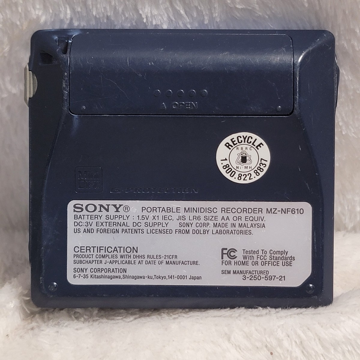 希少 ソニー MDウォークマン NetMD MZ-NF610 再生確認済 MD Community Page: Sony MZ-NF610
