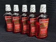 5- Lavoris Cinnamon Fresh Breath Mouthwash FREE SHIPPING 
