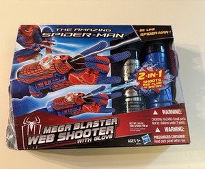 AMAZING SPIDER-MAN 2 MEGA BLASTER WEB SHOOTER WITH GLOVE - NIB