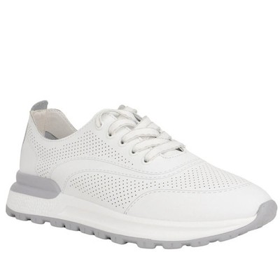Grüner Schuhe Munich Women's White Leather Fashion Sneakers Casual GRU658225125