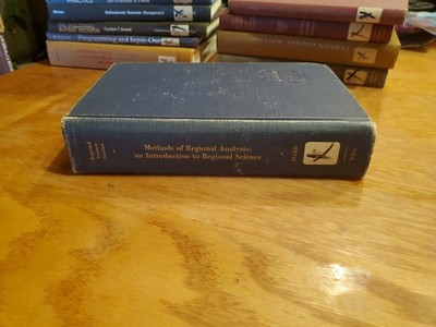 Methods of Regional Analysis: An Introduction...by Walter Isard 1960 HC
