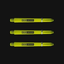 Winmau MvG Design Green Nylon Dart Shafts
