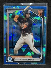 2024 Bowman Chrome Draft Sapphire - Rayner Arias #BDC-189 (RC) NM