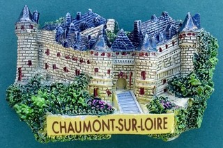 Souvenir Fridge Magnet Chaumont Sur Loire Palace Chateau Loire Valley France