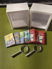 Mini Brands Books Capsule By Zuru Toys Real Miniature And 2 Mini Bookshelves NEW