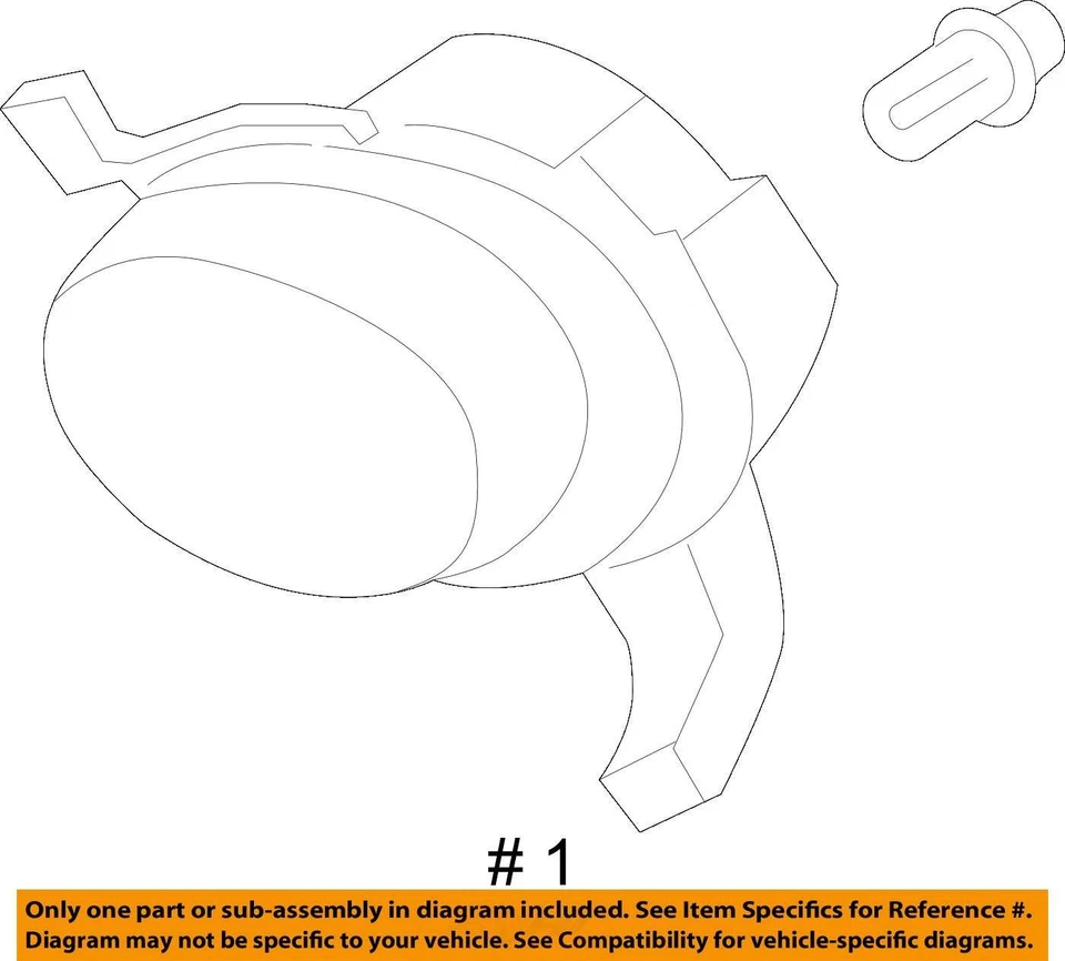 2007-2010 GM AVEO FOG LAMP 96650541 NEW OEM - Изображение 4 из 4