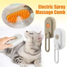 Cat Steam Brush Steamy Dog Brush 3 In 1 Electric Spray Cat Hair Brushes For Mass