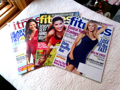 FITNESS MAGAZINE X3 2011 & 2013 396 PAGES ALISON SWEENEY ABS DETOX DESSERTS FOOD