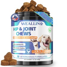 Dog Joint Supplement, Hip and Supplement with Glucosamine 180 Count, /