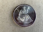 Vintage Seated Liberty 1 Troy oz .999 Fine Silver Round wreath