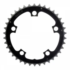 Origin8 38T Alloy Chainring 110mm BCD 5-Bolt for 8/9/10-Speed, Ramped & Pinned