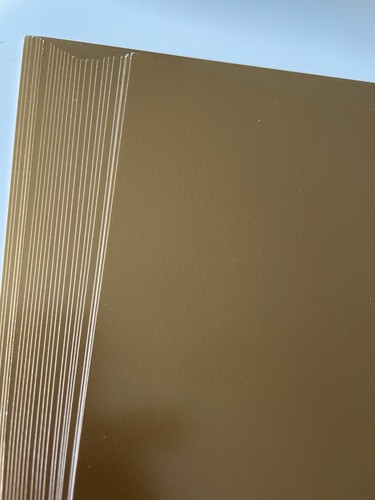 25 A4 Sheets Of Pearlescent Gold Card 230 Gsm No 2