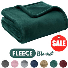 Extra Large Flannel Fleece Blanket Sale Ultra Soft Cozy Bed Sofa Throw King Size